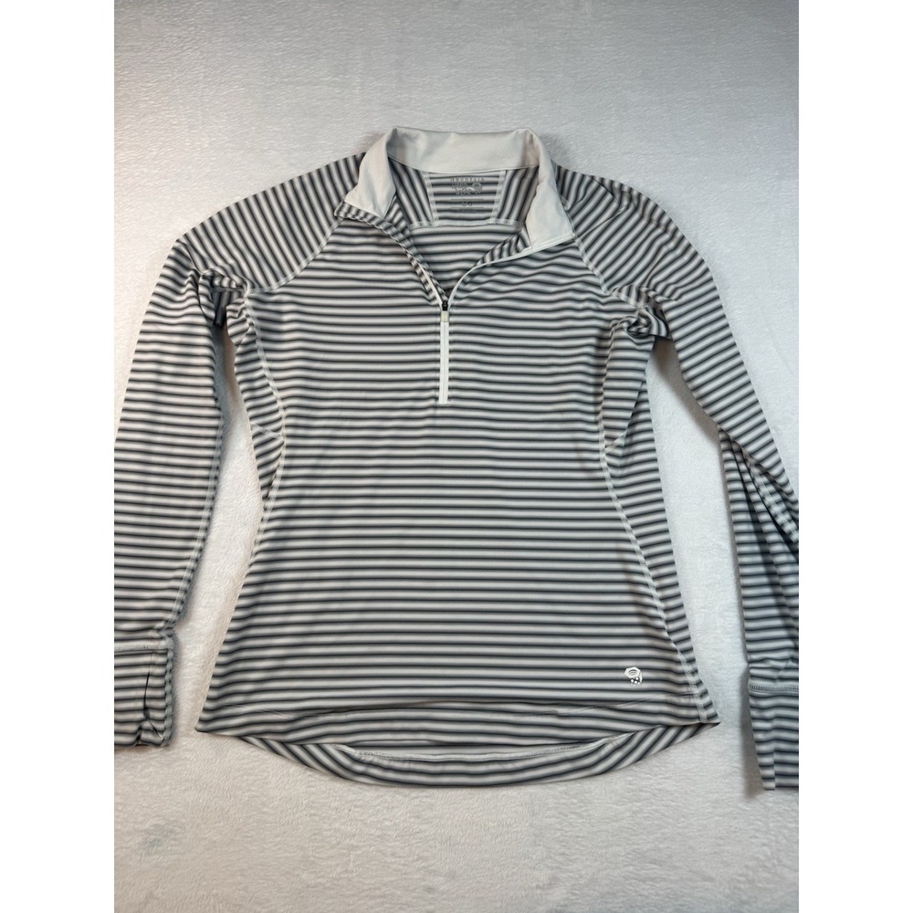 Mountain Hardwear Wick Butterlicious Long Sleeve 1/2 Zip Shirt‎ Wm Size L Hiking